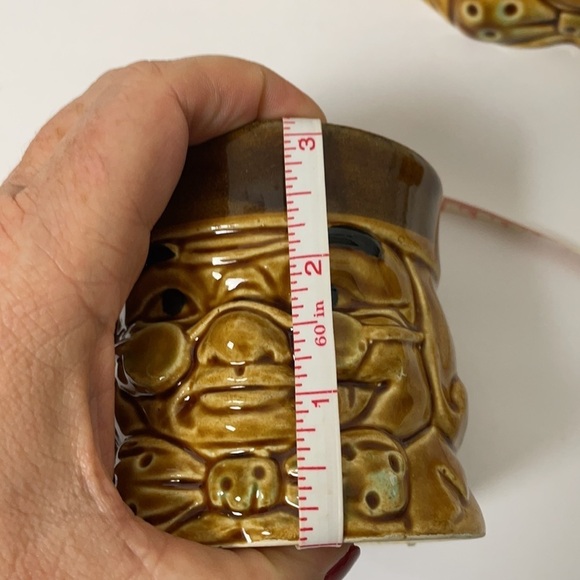 Teapot 1950’s Toby Style Set Japan Ben Franklin Cream Sugar - Picture 8 of 17